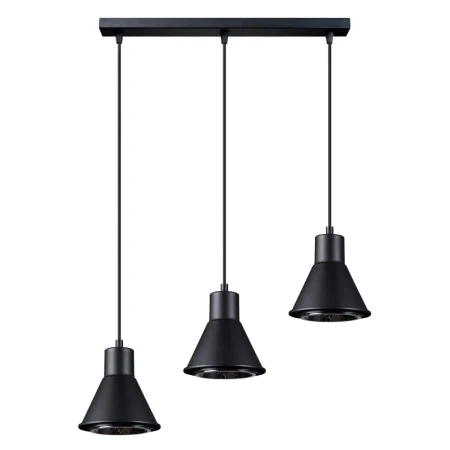 Lampa wisząca TAZILA 3 czarna [ES111] SL.0990 - Sollux
