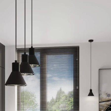 Lampa wisząca TAZILA 3 czarna [ES111] SL.0990 - Sollux