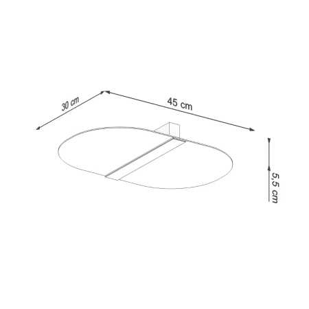 Plafon SALIA SL.1005 - Sollux