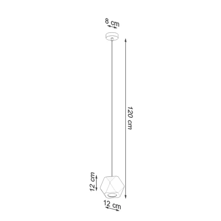 Lampa wisząca WOODY naturalne drewno SL.1011 - Sollux