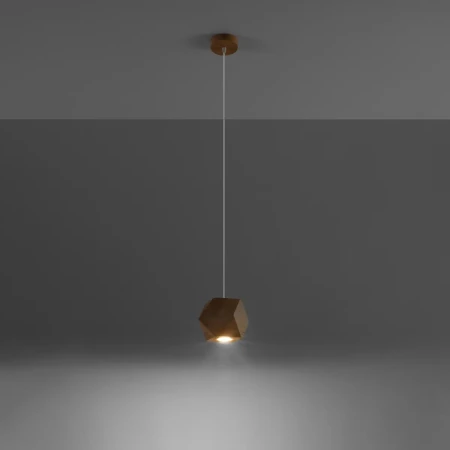 Lampa wisząca WOODY naturalne drewno SL.1011 - Sollux