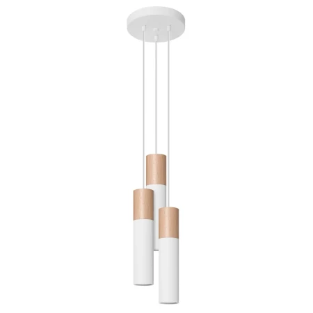 Lampa wisząca PABLO 3P biała SL.1013 - Sollux
