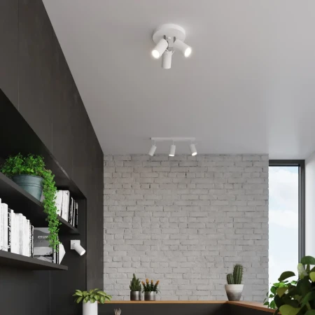 Plafon RING 3P biały SL.1015 - Sollux