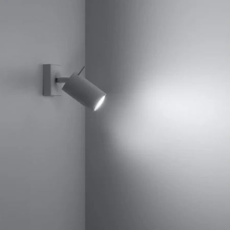 Kinkiet RING biały z włącznikiem SL.1024 - Sollux