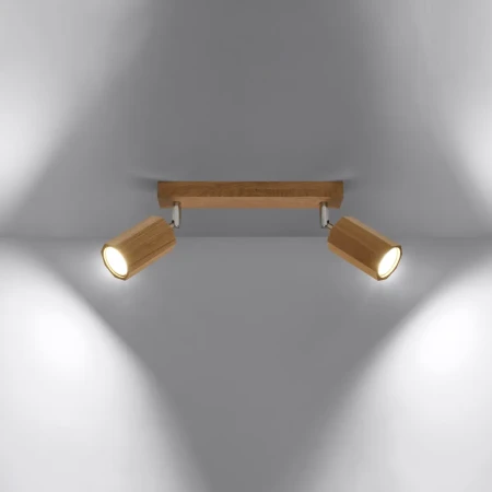 Plafon ZEKE 2 dąb SL.1029 - Sollux