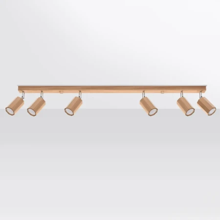 Plafon ZEKE 6 dąb SL.1032 - Sollux