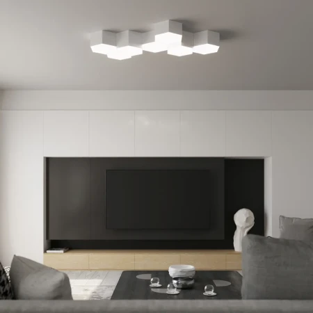 Plafon SUNDE 11 biały SL.1056 - Sollux