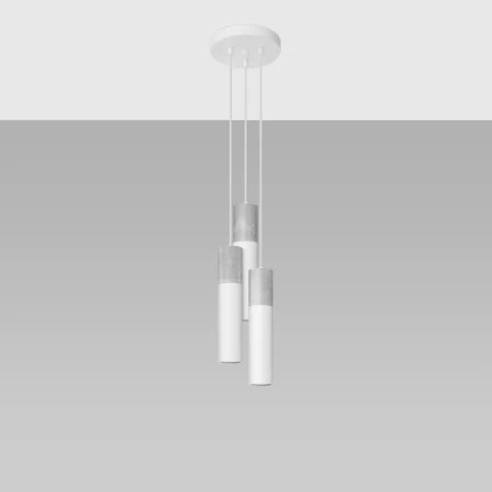 Lampa wisząca BORGIO 3P biały SL.1080 - Sollux