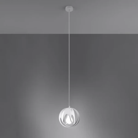 Lampa wisząca TULOS 1 biała SL.1083 - Sollux