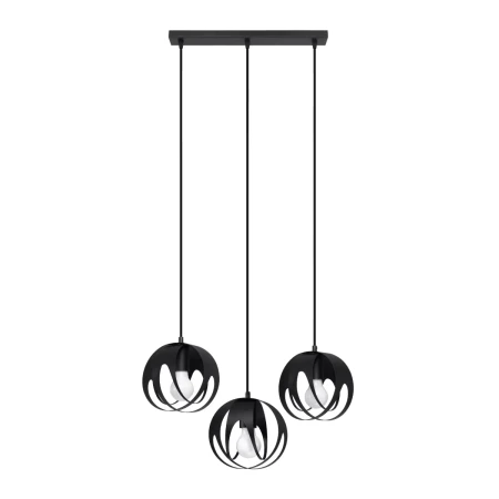 Lampa wisząca TULOS 3L czarna SL.1089 - Sollux