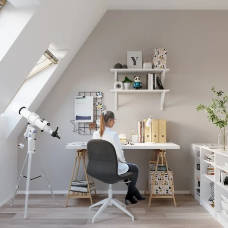 Lampa biurkowa RING biała SL.1090 - Sollux
