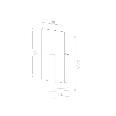 Plafon LAPPO wenge SL.1097 - Sollux