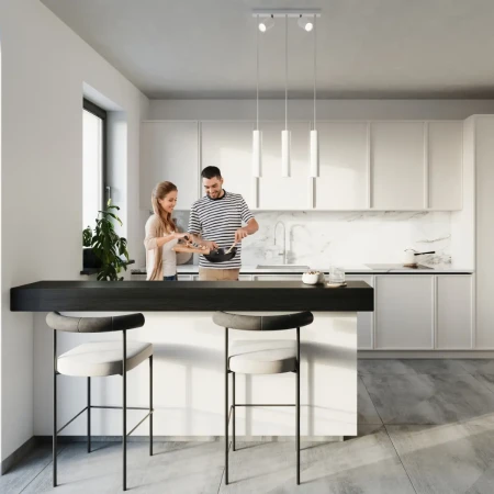 Lampa wisząca RING 3 biały SL.1098 - Sollux