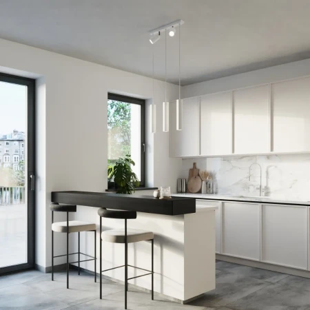 Lampa wisząca RING 3 biały SL.1098 - Sollux