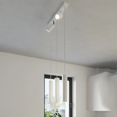Lampa wisząca RING 3 biały SL.1098 - Sollux