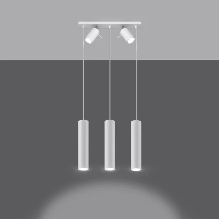 Lampa wisząca RING 3 biały SL.1098 - Sollux