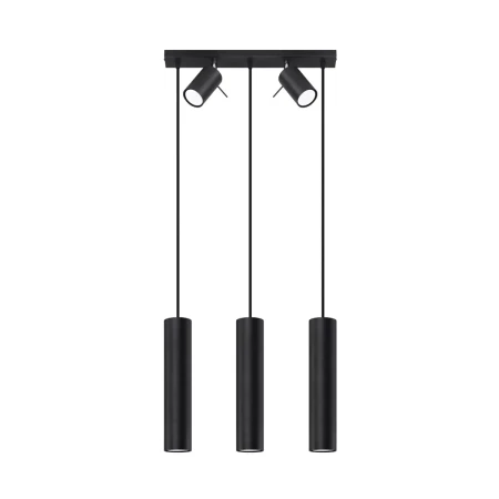 Lampa wisząca RING 3 czarny SL.1099 - Sollux