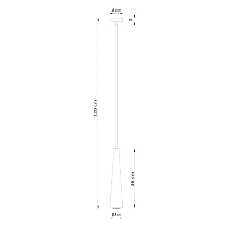 Lampa wisząca SULA 1 naturalne drewno SL.1100 - Sollux