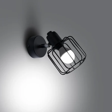 Kinkiet BELUCI 1 czarny SL.1114 - Sollux