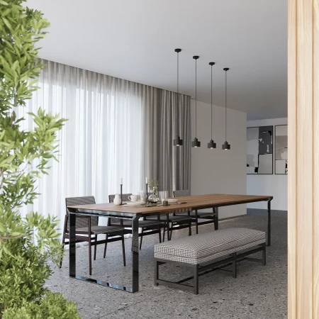 Lampa wisząca SAVAR 1 czarna SL.1132 - Sollux