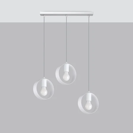 Lampa wisząca TITRAN 3 biała SL.1138 - Sollux