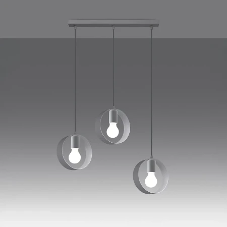 Lampa wisząca TITRAN 3 biała SL.1138 - Sollux