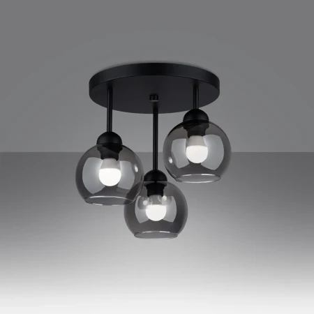 Żyrandol ALINO 3 czarny SL.1140 - Sollux