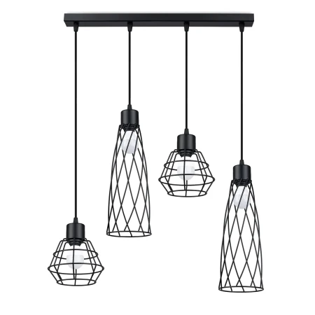 Lampa wisząca SUBA 4L czarna SL.1167 - Sollux