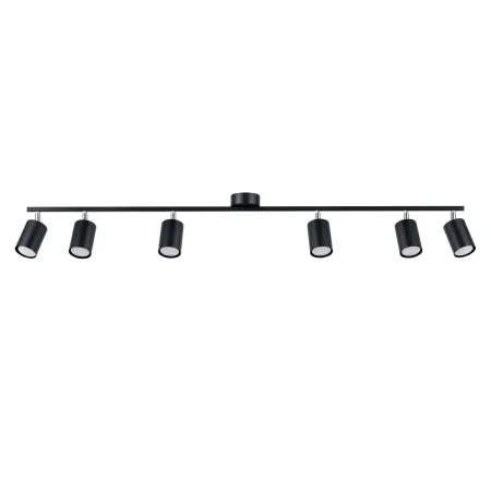 Plafon LEMMI 6L czarny SL.1169 - Sollux