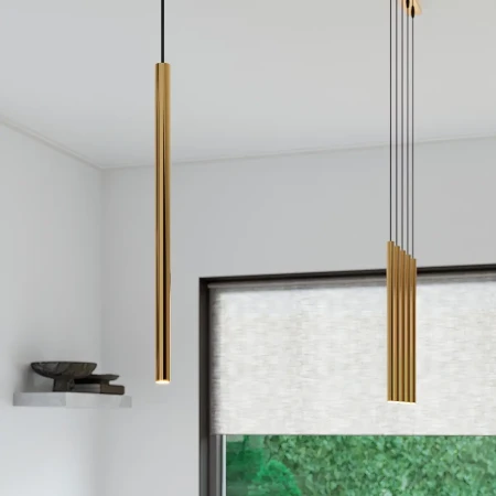 Lampa wisząca PASTELO 1 złota SL.1170 - Sollux