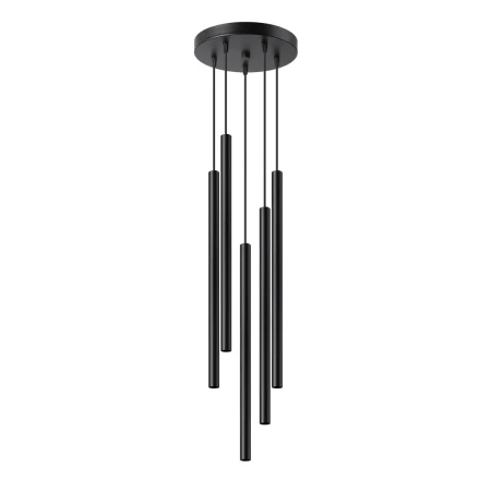 Lampa wisząca PASTELO 5P czarna SL.1176 - Sollux