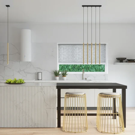 Lampa Wisząca PASTELO 5L złoty połysk SL.1198 - Sollux
