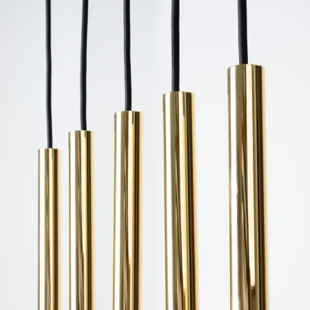 Lampa Wisząca PASTELO 5L złoty połysk SL.1198 - Sollux