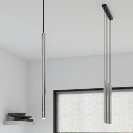 Lampa Wisząca PASTELO 1 chrom SL.1199 - Sollux
