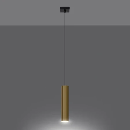 Lampa Wisząca LAGOS 1 złoty połysk SL.1200 - Sollux