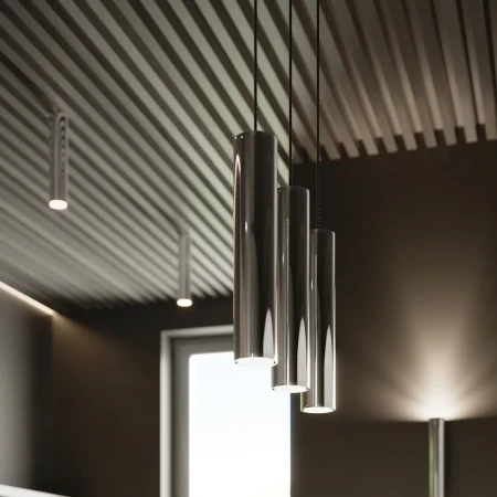 Lampa Wisząca LAGOS 1 chrom SL.1204 - Sollux