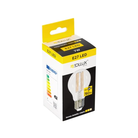 Żarówka LED E27 3000K 7W 760lm SL.1208 - Sollux