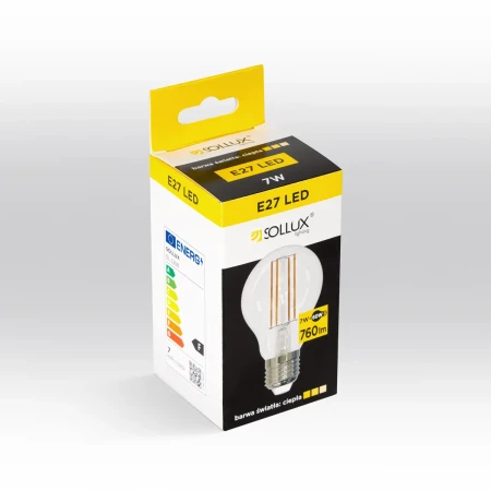 Żarówka LED E27 3000K 7W 760lm SL.1208 - Sollux