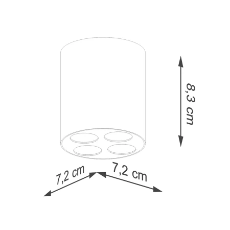 Plafon ZOE biały LED SL.1209 - Sollux