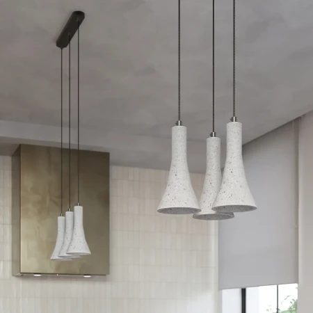 Lampa wisząca REA 3L beton SL.1225 - Sollux