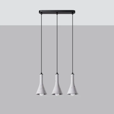 Lampa wisząca REA 3L beton SL.1225 - Sollux