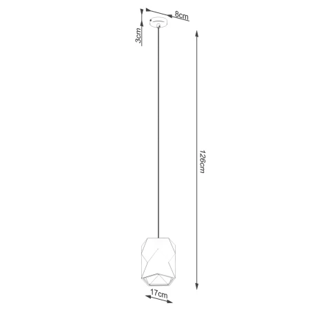 Lampa wisząca ceramiczna GOBI SL.1250 - Sollux