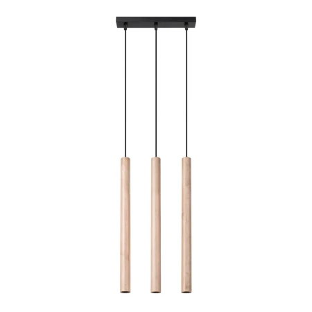 Lampa wisząca PASTELO 3L drewno SL.1267 - Sollux