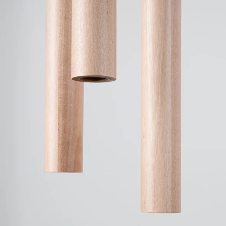 Lampa wisząca PASTELO 3P drewno SL.1268 - Sollux