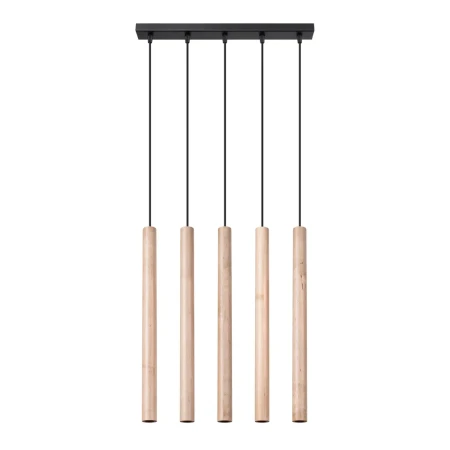 Lampa wisząca PASTELO 5L drewno SL.1269 - Sollux