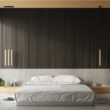 Lampa wisząca PASTELO 5L drewno SL.1269 - Sollux