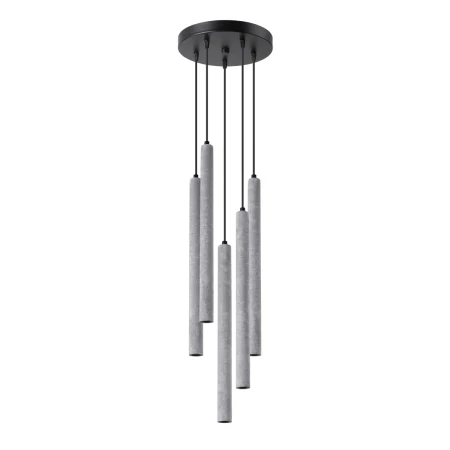 Lampa wisząca PASTELO 5P beton SL.1275 - Sollux
