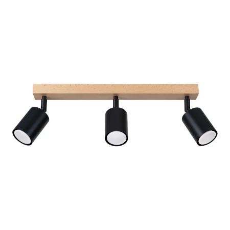 Plafon VERDO 3L czarny SL.1293 - Sollux