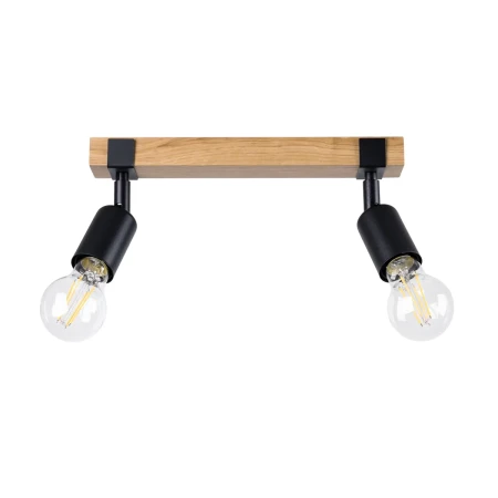 Plafon ZUCA 2 czarny SL.1296 - Sollux