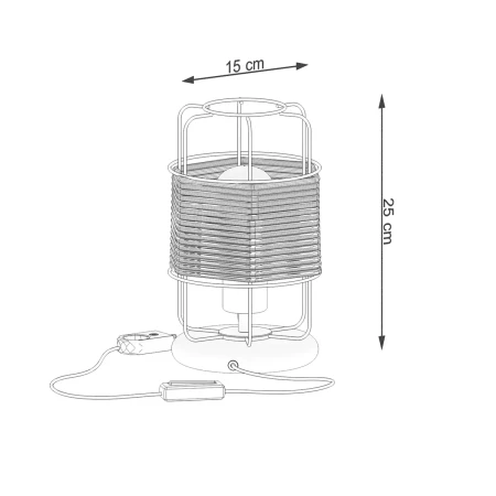 Lampa biurkowa GIZUR SL.1302 - Sollux